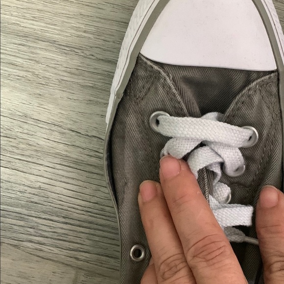 Converse All Star Women's Lace-Up Sneakers, Size 5, Olive Green - Picture 6 of 6